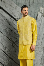 Load image into Gallery viewer, Yellow Sunray Waistcoat Set

