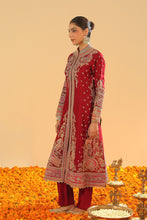 Load image into Gallery viewer, Minara - Long A-line Jacket with Pant and Dupatta
