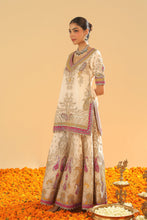 Load image into Gallery viewer, Sadiya - Short Kurta with Sharara and Dupatta
