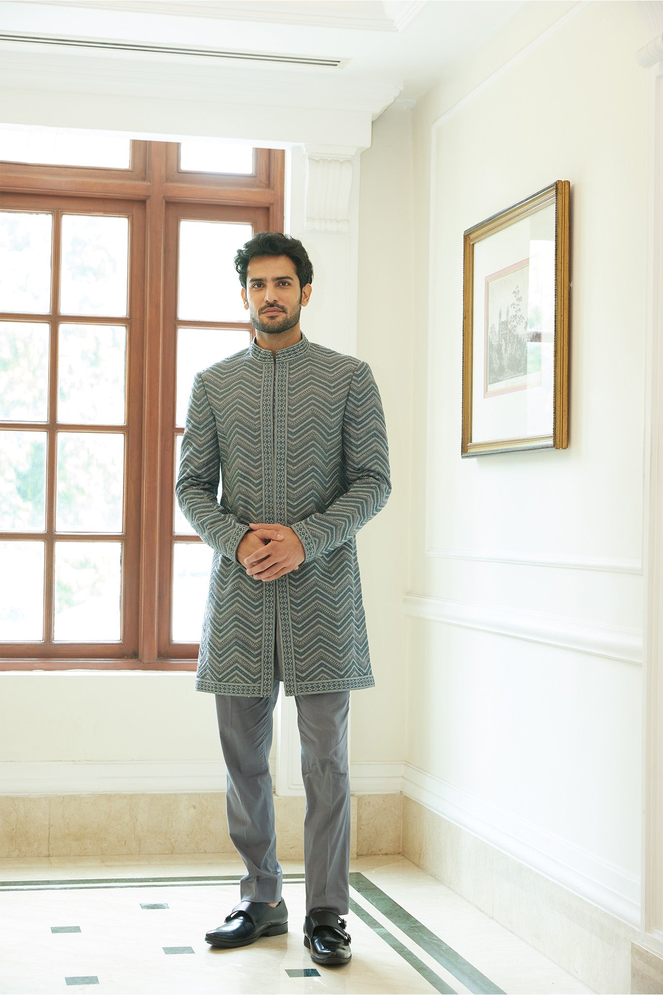 SHERWANI KURTA TROUSER SET