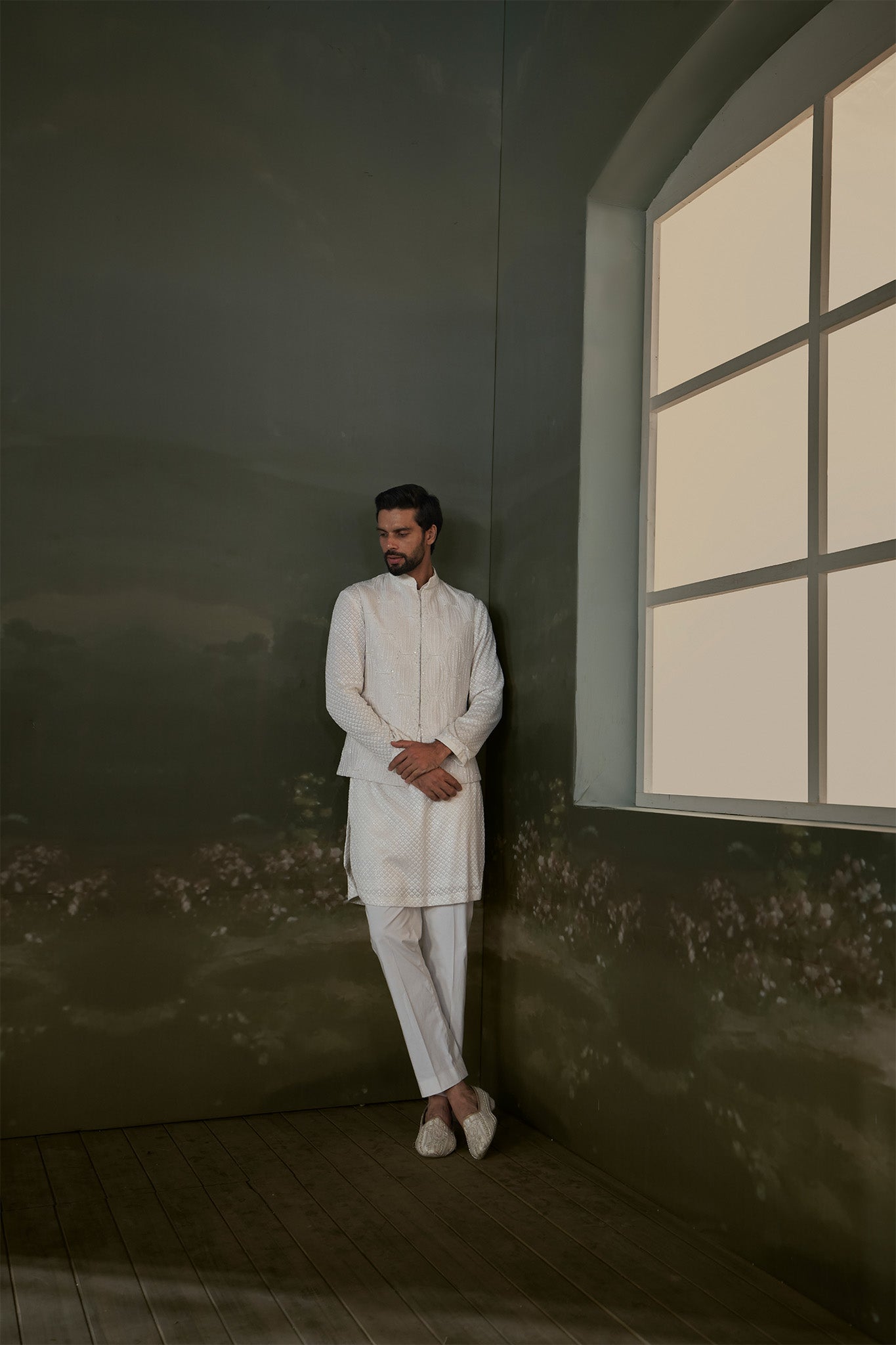 KURTA PANT JACKET SET