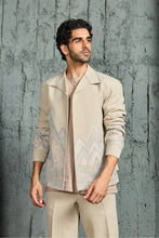 Load image into Gallery viewer, Beige Mount-Ridge Shacket Set
