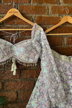 Load image into Gallery viewer, Periwinkle Sequin work lehenga set
