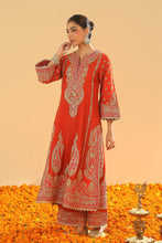 Load image into Gallery viewer, Misam - A-Line Kurta with Palazzo and Dupatta
