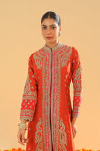 Load image into Gallery viewer, Amayah - Long A-line Jacket with Pant and Dupatta
