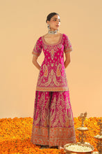 Load image into Gallery viewer, Ishwa - Short Kurta with Sharara and Dupatta
