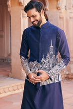 Load image into Gallery viewer, Abstract Design Embroidered Bundi Set 
