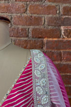 Load image into Gallery viewer, Mauve and Hot Pink gota work lehenga
