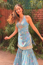Load image into Gallery viewer, Ananya Pandey in Dhvanika Halter Set
