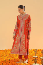 Load image into Gallery viewer, Amayah - Long A-line Jacket with Pant and Dupatta

