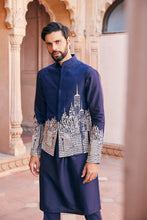 Load image into Gallery viewer, Abstract Design Embroidered Bundi Set 
