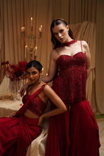 Load image into Gallery viewer, Cloe Drape Saree set
