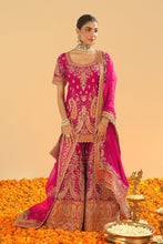 Load image into Gallery viewer, Ishwa - Short Kurta with Sharara and Dupatta
