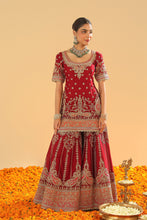 Load image into Gallery viewer, Sehrish - Short Kurta with Sharara and Dupatta
