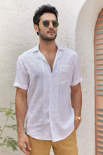 Load image into Gallery viewer, White Cuban Embroidered Shirt
