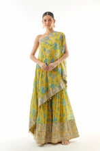 Load image into Gallery viewer, Sumedha One Shoulder Sharara Set
