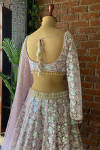 Load image into Gallery viewer, Periwinkle Sequin work lehenga set
