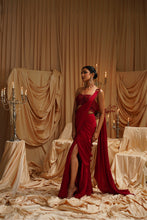 Load image into Gallery viewer, Cloe Drape Saree set
