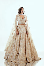 Load image into Gallery viewer, DAISY BEIGE - DAISY ORGANZA LEHENGA SET
