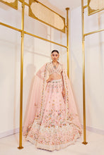 Load image into Gallery viewer, Floret  -  FLORET ORGANZA  Zardosi Bridal Lehenga Set
