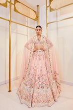 Load image into Gallery viewer, Floret  -  FLORET ORGANZA  Zardosi Bridal Lehenga Set

