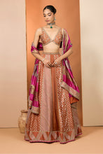 Load image into Gallery viewer, Rust lehenga set
