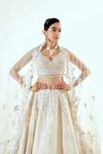 Load image into Gallery viewer, HALF GARDEN IVORY - HALF GARDEN ORGANZA LEHENGA SET
