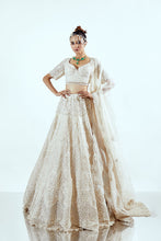 Load image into Gallery viewer, HENNA IVORY - HENNA ORGANZA LEHENGA SET
