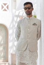 Load image into Gallery viewer, Natural Beige Abstract Geometric Print Kurta
