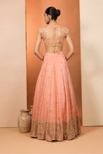 Load image into Gallery viewer, Orange lehenga set
