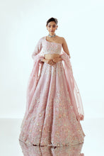 Load image into Gallery viewer, PARSE PINK - PARSE ORGANZA LEHENGA SET

