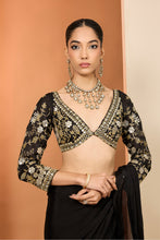 Load image into Gallery viewer, Viscose chiffon pre draped saree
