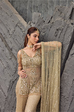 Load image into Gallery viewer, Golden spakle sharara set
