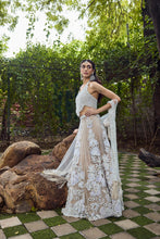 Load image into Gallery viewer, Jasmine - Three dimensional Flower Lehenga
