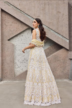 Load image into Gallery viewer, Opal - An Ivory shimmer sangeet lehenga
