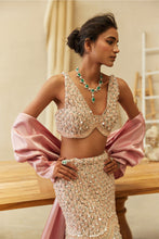 Load image into Gallery viewer, Celestial pink mermaid lehenga
