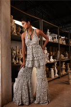 Load image into Gallery viewer, Moonlit Ivory sharara
