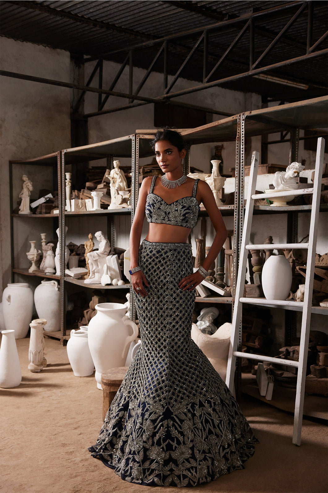 Twilight mermaid lehenga