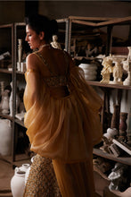 Load image into Gallery viewer, Honeycomb mermaid lehenga
