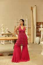 Load image into Gallery viewer, Hot Shot pink sharara
