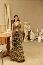 Load image into Gallery viewer, Royal Indigo sharara
