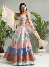 Load image into Gallery viewer, Multicolor lehenga set
