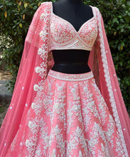 Load image into Gallery viewer, Coral Savya Lehenga set
