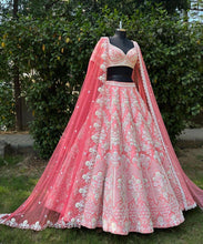 Load image into Gallery viewer, Coral Savya Lehenga set
