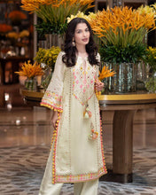Load image into Gallery viewer, Saachi daaga in Nishika Long Kurta with Palazo

