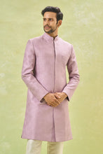 Load image into Gallery viewer, Purple Embroidered Achkan Set
