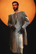 Load image into Gallery viewer, Ethereal Rose Crème Zardosi dabka sherwani set

