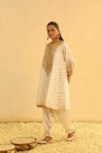 Load image into Gallery viewer, Arisana - Daisy Ivory Short Kalidaar Chauga with Salwar
