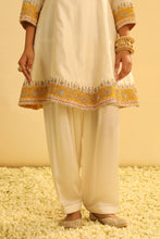 Load image into Gallery viewer, Amani - Daisy Ivory A-line Kurta with Salwar &amp; Dupatta
