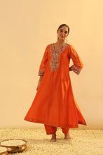 Load image into Gallery viewer, Alima - Long A-line Chauga with Salwar
